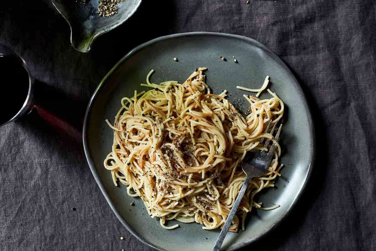 Angel Hair Pasta Recipe with Garlic Butter