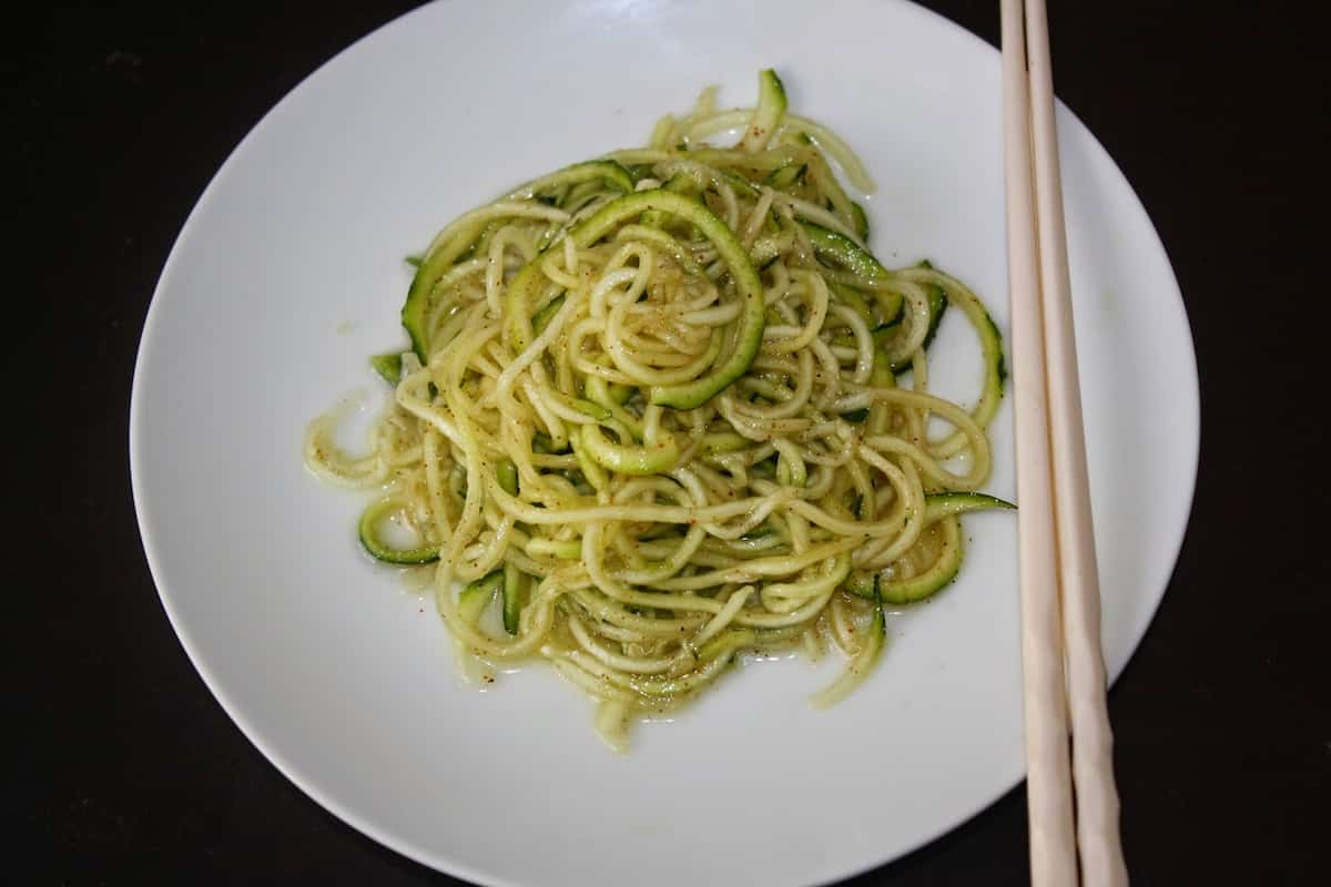 Instant Pot Zucchini Noodles Alfredo