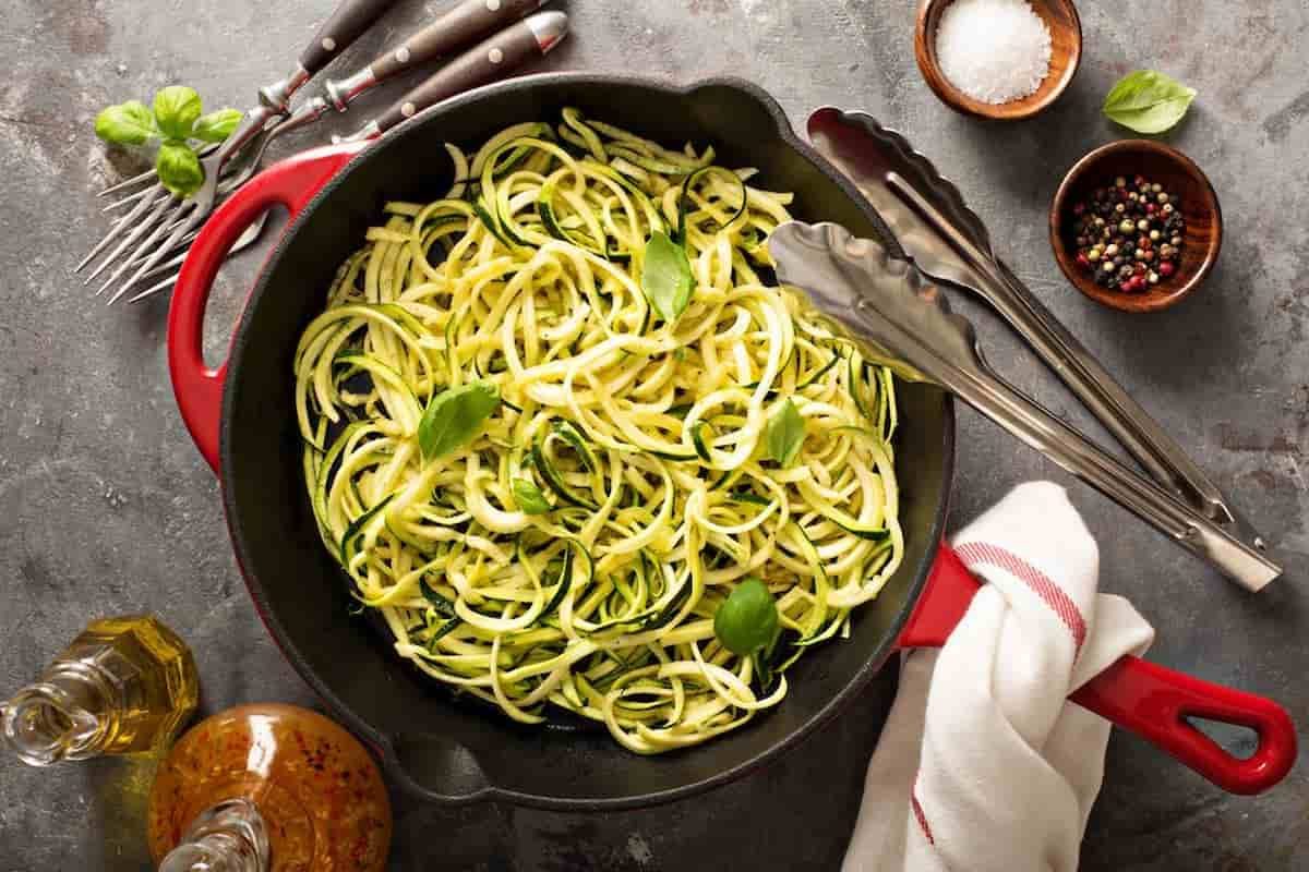 Instant Pot Zucchini Noodles Alfredo