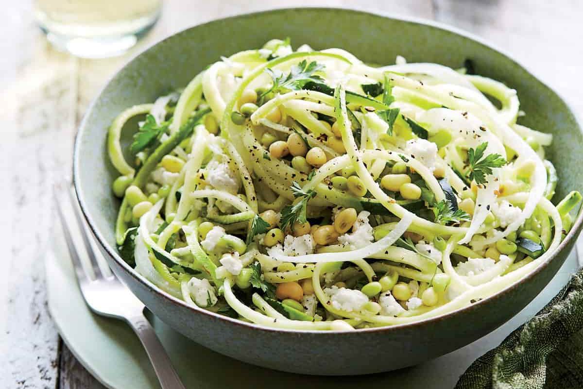 Greek Chicken Zucchini Noodles