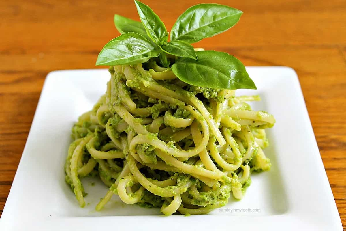 Noodles and Company Zucchini Noodles with Pesto