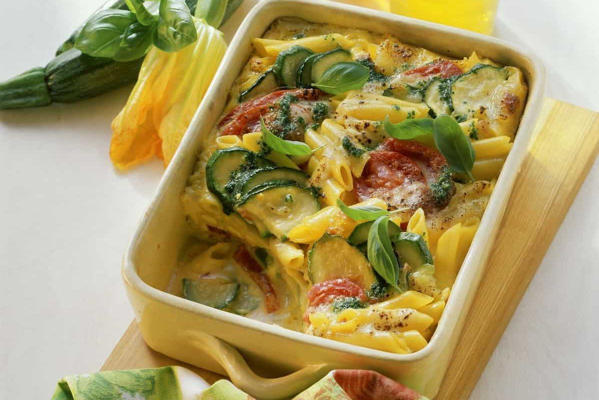 Why zucchini pasta gratin is difficult