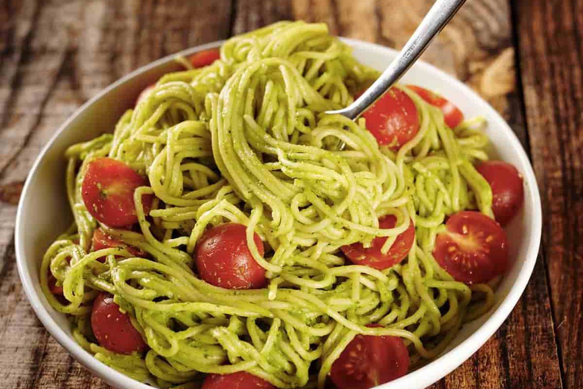 Parmesan Zucchini Noodles with Tomato