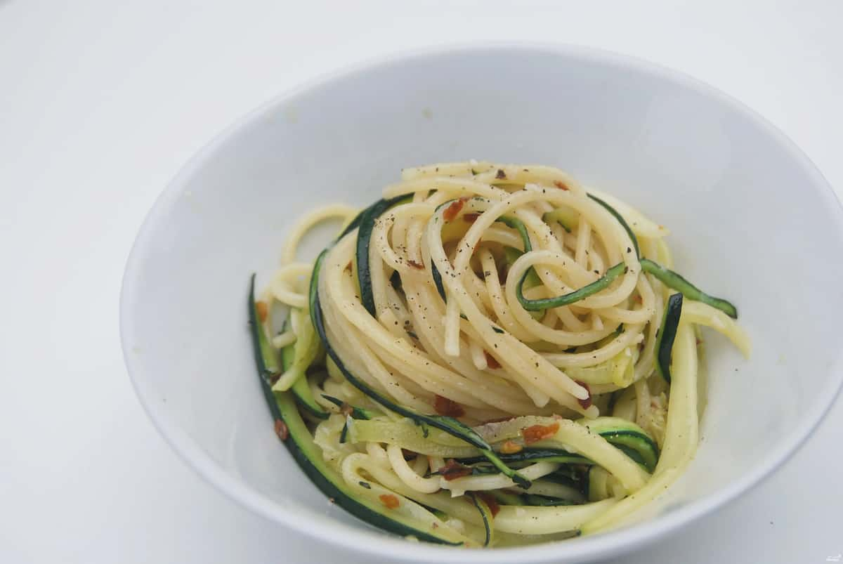 You not believe that pasta zucchini