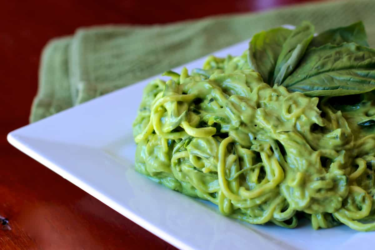 Noodles and Company Zucchini Noodles with Pesto