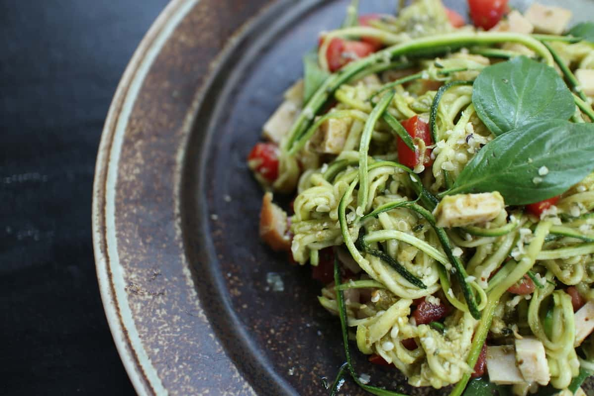 Indian Style Zucchini Noodles