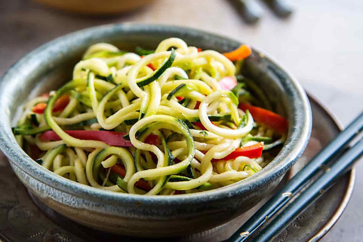 Organic Zucchini Noodles with Marinara Sauce